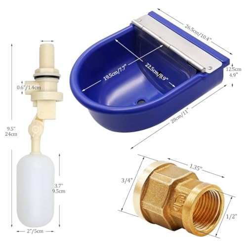 Automatic Cow Water Bowl for Livestock – 2.5L